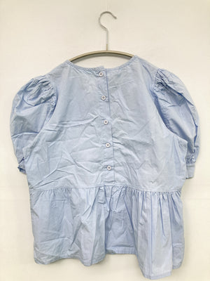 YILI/イーリー/シャツ/ブラウス/トップス/スカイブルー