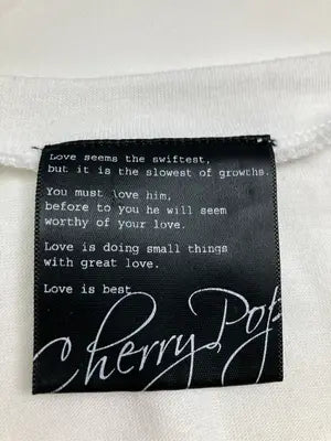 CHERRY POP/Tシャツ/カットソー/トップス/ホワイト/L