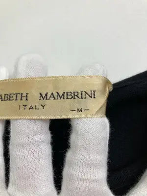 ELIZABETH MAMBRINI/ニット/セーター/トップス/ブラック/M