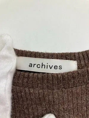 archives/アルシーヴ/ニット/セーター/トップス/ブラウン