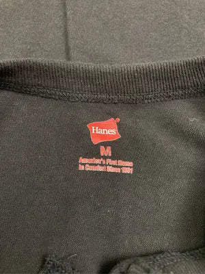 Hanes/ヘインズ/Tシャツ/カットソー/トップス/ブラック/M