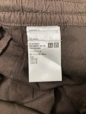UNIQLO/ユニクロ/チノパンツ/パンツ/ブラウン/沙理ウエスト92-100cm