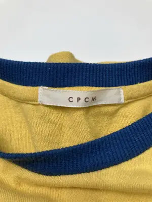 CPCM/シーピーシーエム/Tシャツ/カットソー/トップス/イエロー/F