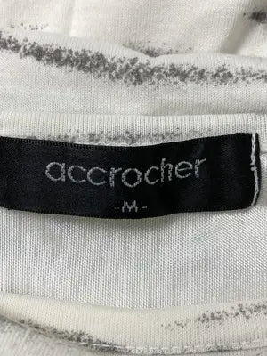 accrocher/Tシャツ/カットソー/トップス/アイボリー/M