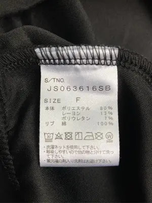 JEANASIS/ジーナシス/Tシャツ/カットソー/トップス/ブラック/F