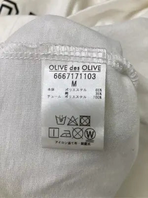 OLIVE des OLIVE/オリーブデオリーブ/Tシャツ/カットソー/トップス/ホワイト/M