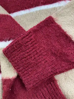 HONEYSUCKLE ROSE/ハニーサックルローズ/ニット/セーター/トップス/レッド/LARGE