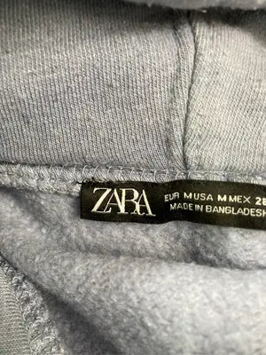 ZARA/ザラ/パーカー/トップス/ブルー/USA M