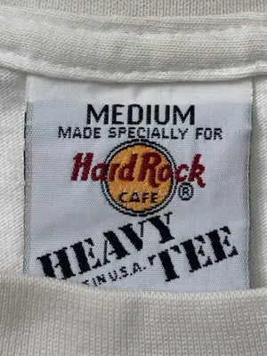 Hard Rock CAFE/ハードロックカフェ/Tシャツ/カットソー/トップス/ベージュ/MEDIUM