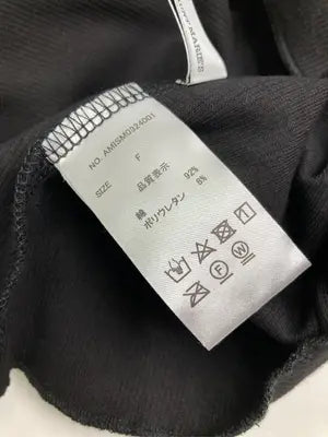 AUNT MARIE'S/アントマリーズ/Tシャツ/カットソー/トップス/ブラック/F
