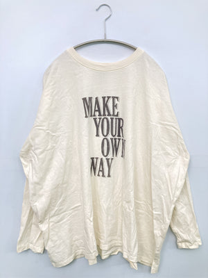 coen/コーエン/Tシャツ/カットソー/トップス/ホワイト/FREE