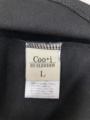 Coo+i/シャツワンピース/ワンピース/ドレス/ブラック/L