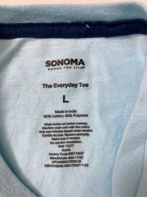 SONOMA/ソノマ/Tシャツ/カットソー/トップス/スカイブルー/L