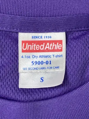 United Athle/ユナイテッドアスレ/Tシャツ/カットソー/トップス/パープル/S