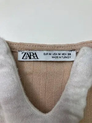 ZARA/ザラ/Tシャツ/カットソー/トップス/ベージュ/M