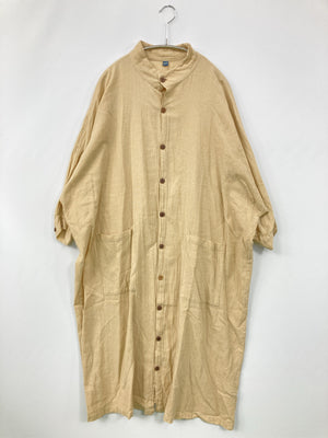 yul/ユル/シャツワンピース/ワンピース/ドレス/ベージュ