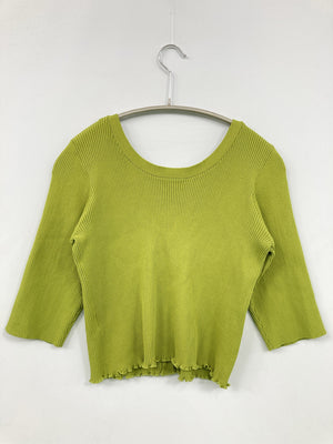 archives/アルシーヴ/カーディガン/ボレロ/トップス/ライトグリーン/M