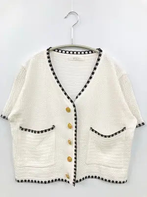 FUN/ファン/カーディガン/ボレロ/トップス/ホワイト/F