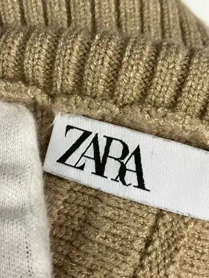ZARA/ザラ/ニット/セーター/トップス/ベージュ/L