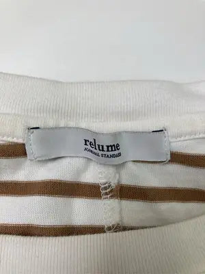 relume/レリューム/Tシャツ/カットソー/トップス/ホワイト/F