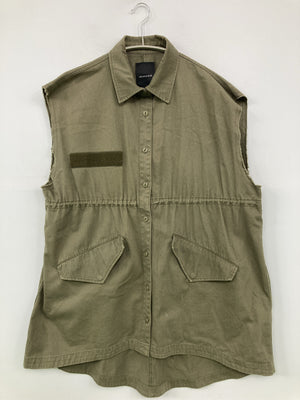 JEANASIS/ジーナシス/ベスト/トップス/カーキ/F