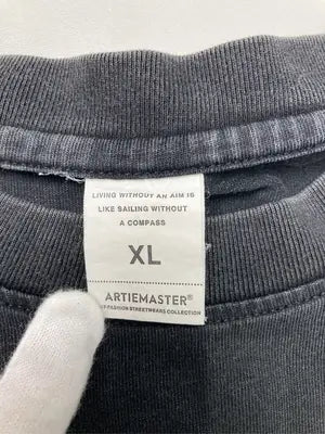 ARTIEMASTER/Tシャツ/カットソー/トップス/ブラック/XL
