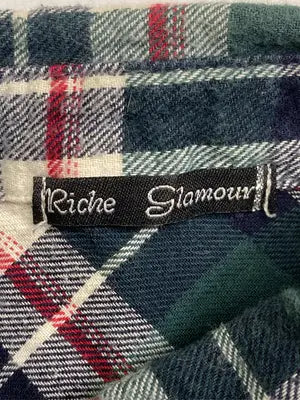 Riche glamour/リシェグラマー/シャツ/ブラウス/トップス/グリーン/M