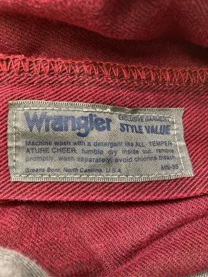 Wrangler/ラングラー/デニムパンツ/パンツ/レッド/31