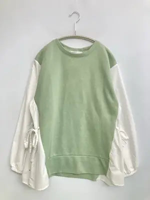 ikka/イッカ/Tシャツ/カットソー/トップス/ライトグリーン/L