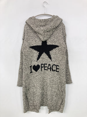 カーディガン/ボレロ/トップス/グレー