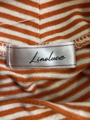 Linoluce/リノルーセ/Tシャツ/カットソー/トップス/オレンジ/M  バスト79～87　身長154～162