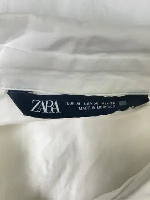 ZARA/ザラ/シャツ/ブラウス/トップス/ホワイト/M