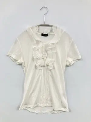 BRUGGE SEPIA/Tシャツ/カットソー/トップス/ホワイト/M