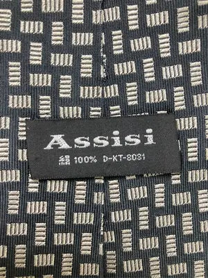 Assisi/ネクタイ/ファッション雑貨/ブラック