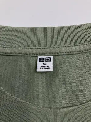 UNIQLO/ユニクロ/Tシャツ/カットソー/トップス/ライトグリーン/XL