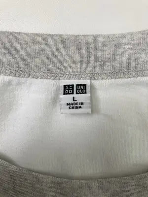 UNIQLO/ユニクロ/Tシャツ/カットソー/トップス/ホワイト/L