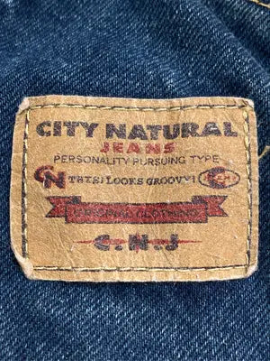 CITY NATURAL JEANS/サロペット/オーバーオール/オールインワン・サロペット/ネイビー