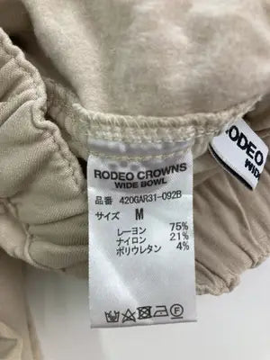 RODEO CROWNS/ロデオクラウンズ/その他パンツ/パンツ/ベージュ/M