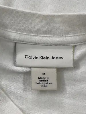 Calvin Klein Jeans/カルバンクラインジーンズ/Tシャツ/カットソー/トップス/ホワイト/M