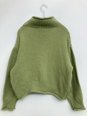 RETRO GIRL/レトロガール/ニット/セーター/トップス/グリーン/F
