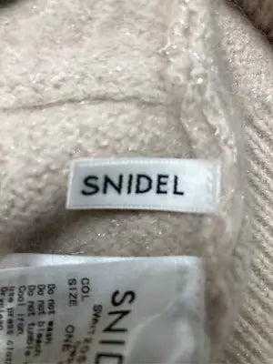 SNIDEL/スナイデル/ニット/セーター/トップス/ベージュ/ONE SIZE