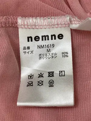 nemne/ネンネ/Tシャツ/カットソー/トップス/ピンク/M