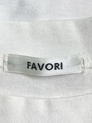 favori/ファボリ/Tシャツ/カットソー/トップス/ホワイト/M