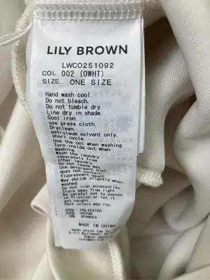 Lily brown/リリーブラウン/パーカー/トップス/アイボリー/F