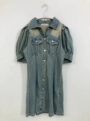 MAJESTIC LEGON/マジェスティックレゴン/シャツワンピース/ワンピース/ドレス/ブルー/M