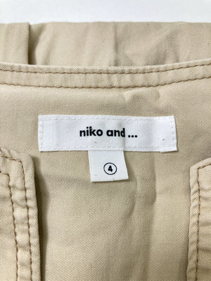 niko and .../ニコアンド/シャツワンピース/ワンピース/ドレス/ベージュ/4