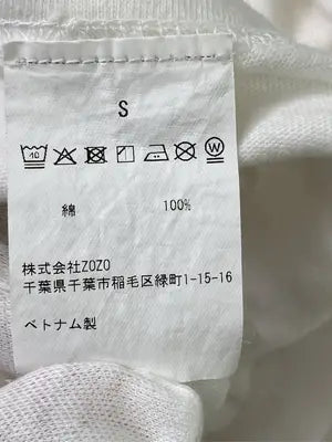 ZOZO/ゾゾ/Tシャツ/カットソー/トップス/ホワイト/S