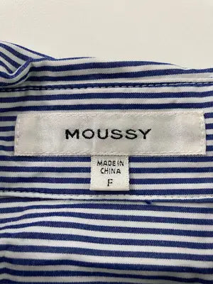 MOUSSY/マウジー/シャツ/ブラウス/トップス/ブルー/F