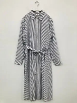 UNIQLO/ユニクロ/シャツワンピース/ワンピース/ドレス/ブルー/M