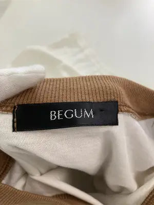 BEGUM/ベガム/Tシャツ/カットソー/トップス/ブラウン/M